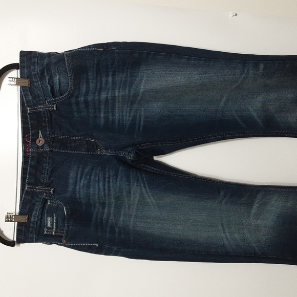 ADA CINCH Mid-Rise Rodeo Westetn Style Straight Leg Denim - Picture 3 of 9